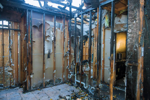Professional Fire Damage Assessment technician working in French Lick, IN